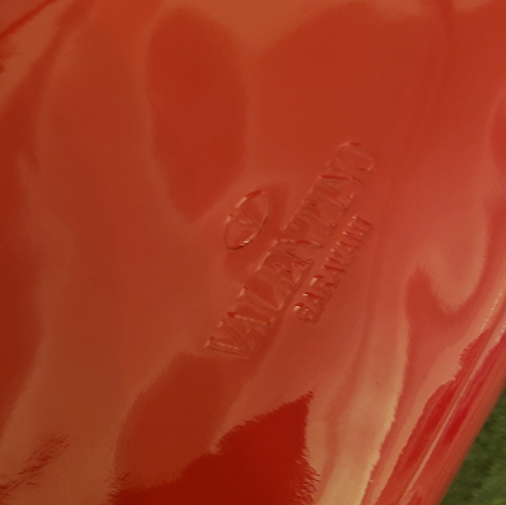 Valentino RED lacquer histore bag circa 2010 - Picture 15 of 15